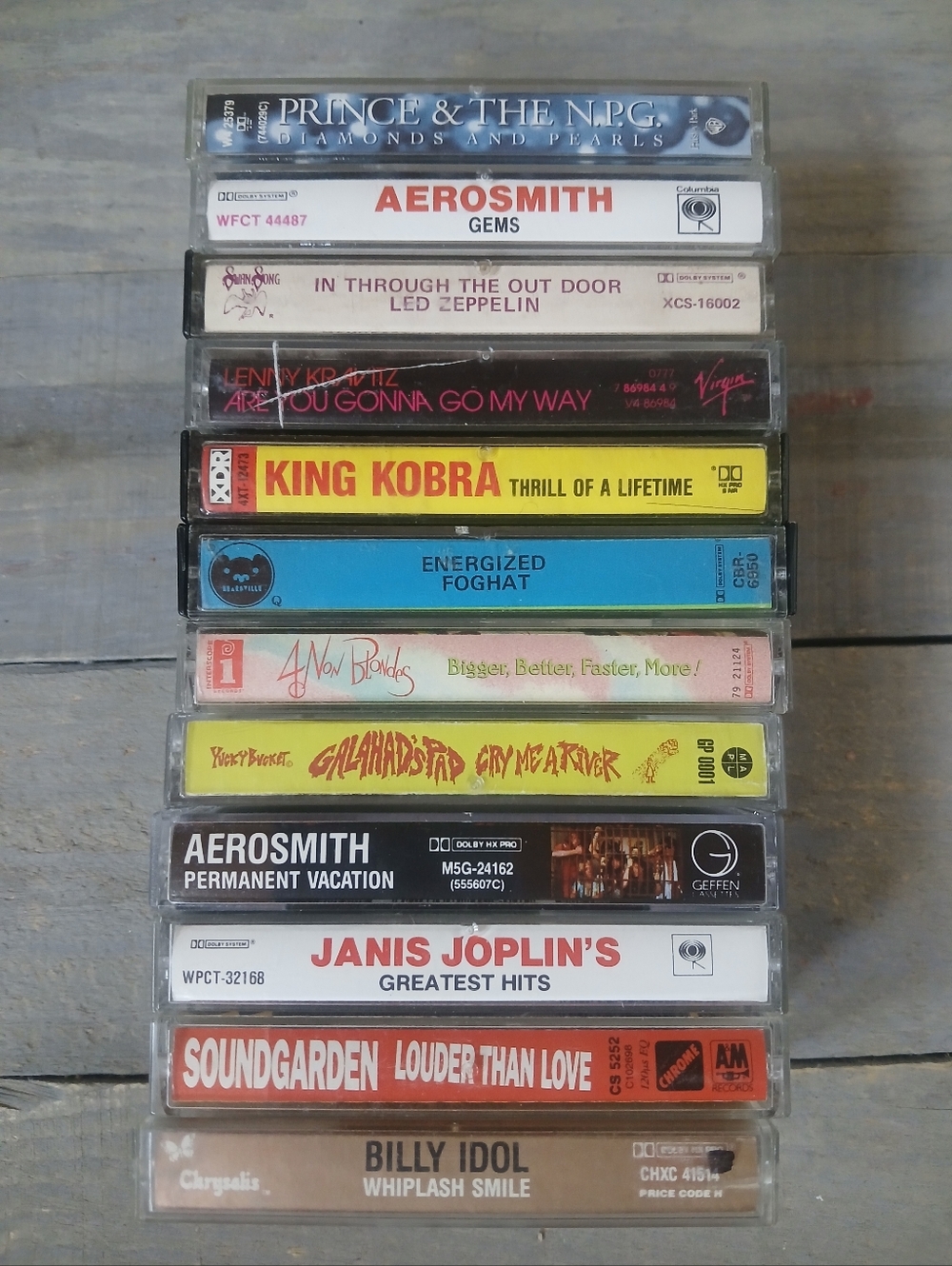 Cassette Tape Lot (12) Hard Rock Metal R&B Pop Alternative Rock 80s 90s - Picture 1 of 7